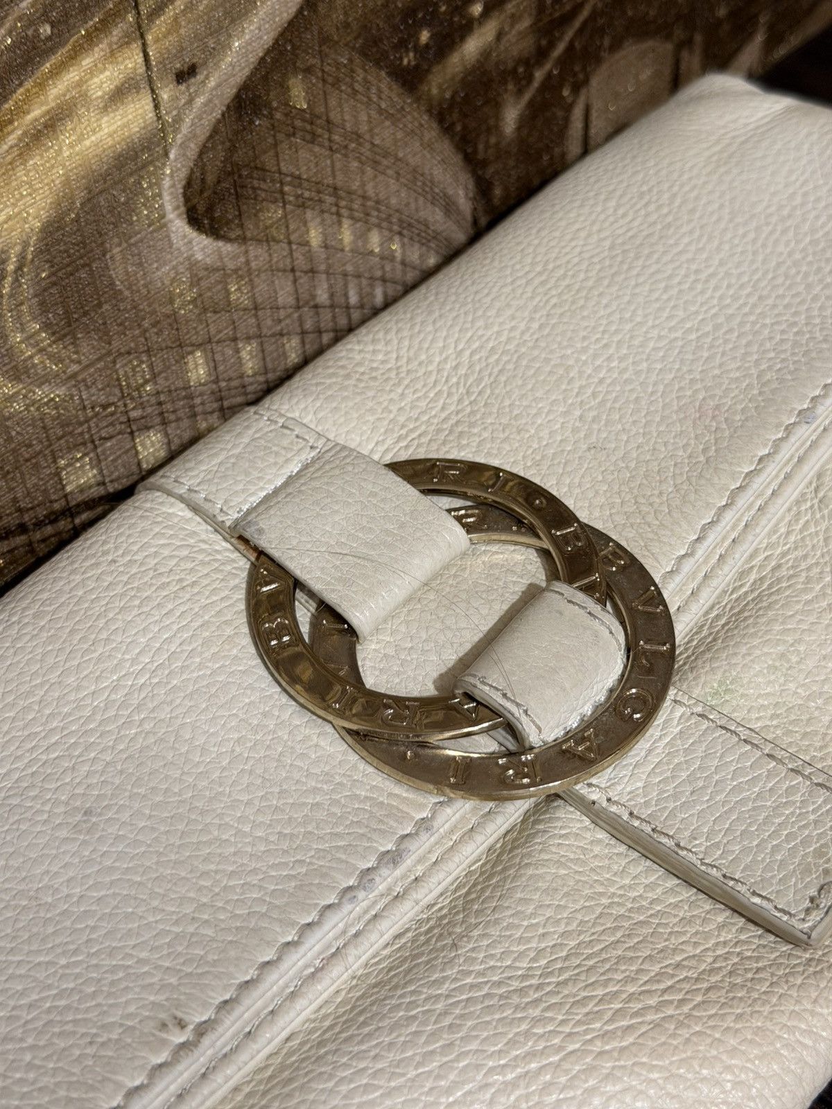 Bvlgari Bvlgari leather handbag white Size ONE SIZE - 3 Thumbnail