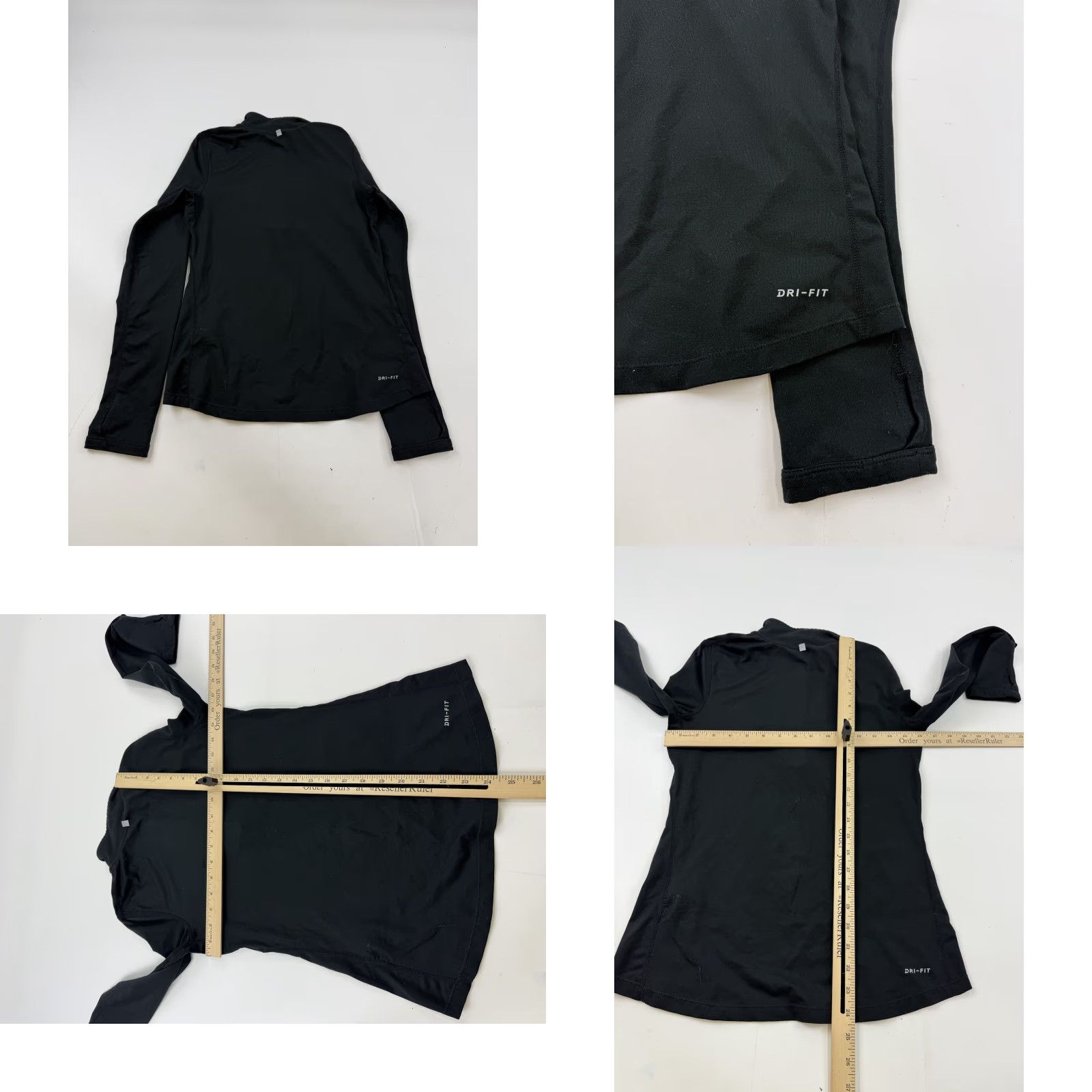 Nike Nike Shirt Womens XS Black Dri-Fit 1/4 Zip Running Pullover Size XS / US 0-2 / IT 36-38 - 8 Thumbnail