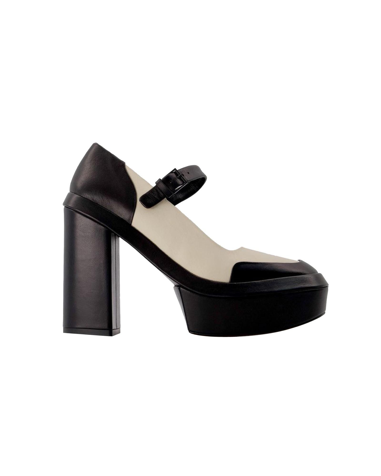 image of Robert Clergerie Smooth Black Leather High Heel Shoes Pumps, Women's (Size 5)