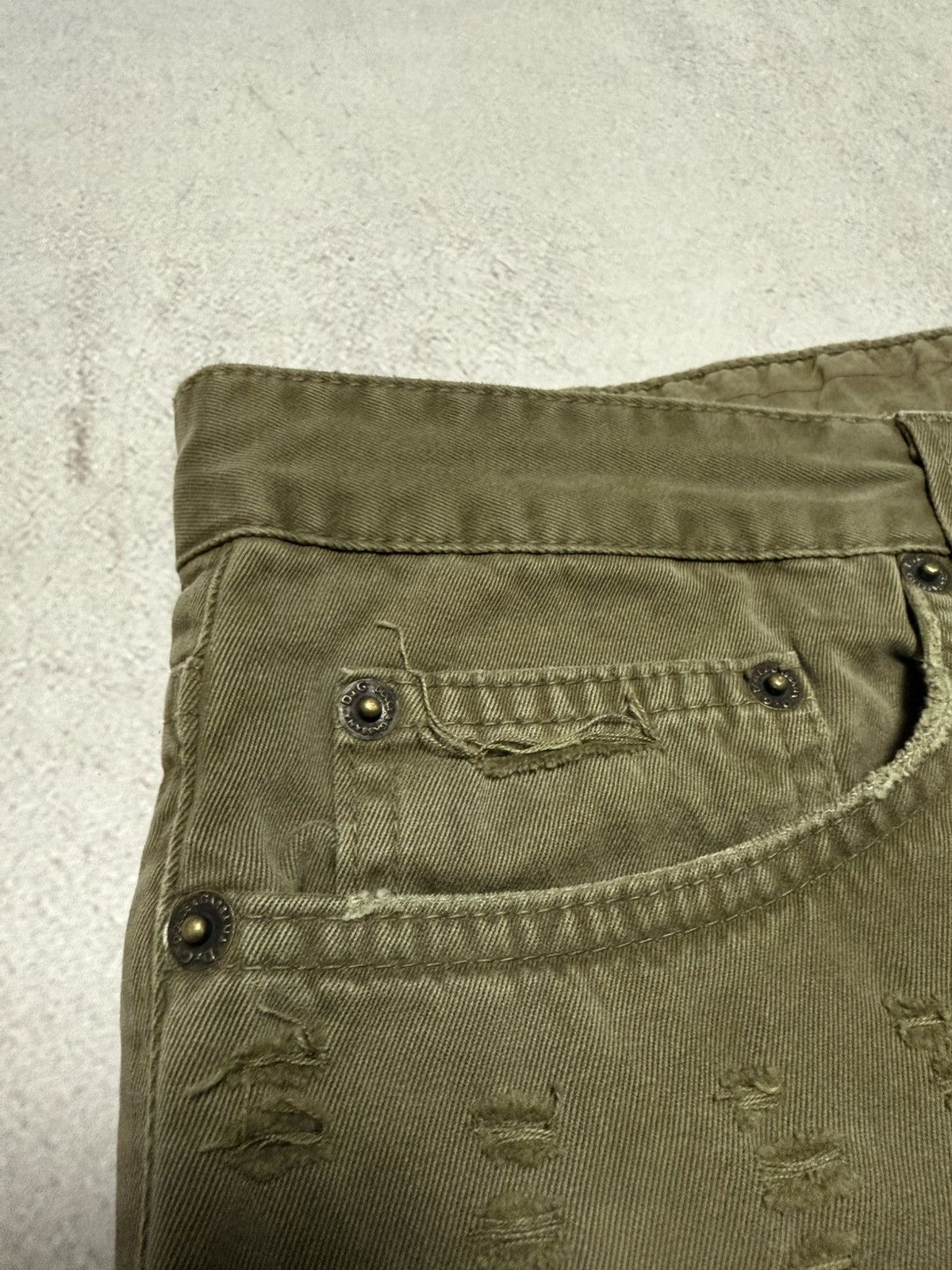 Dolce & Gabbana Vintage Dolce Gabbana Jeans Baggy Distressed Pants DG 90s Size US 34 / EU 50 - 8 Thumbnail