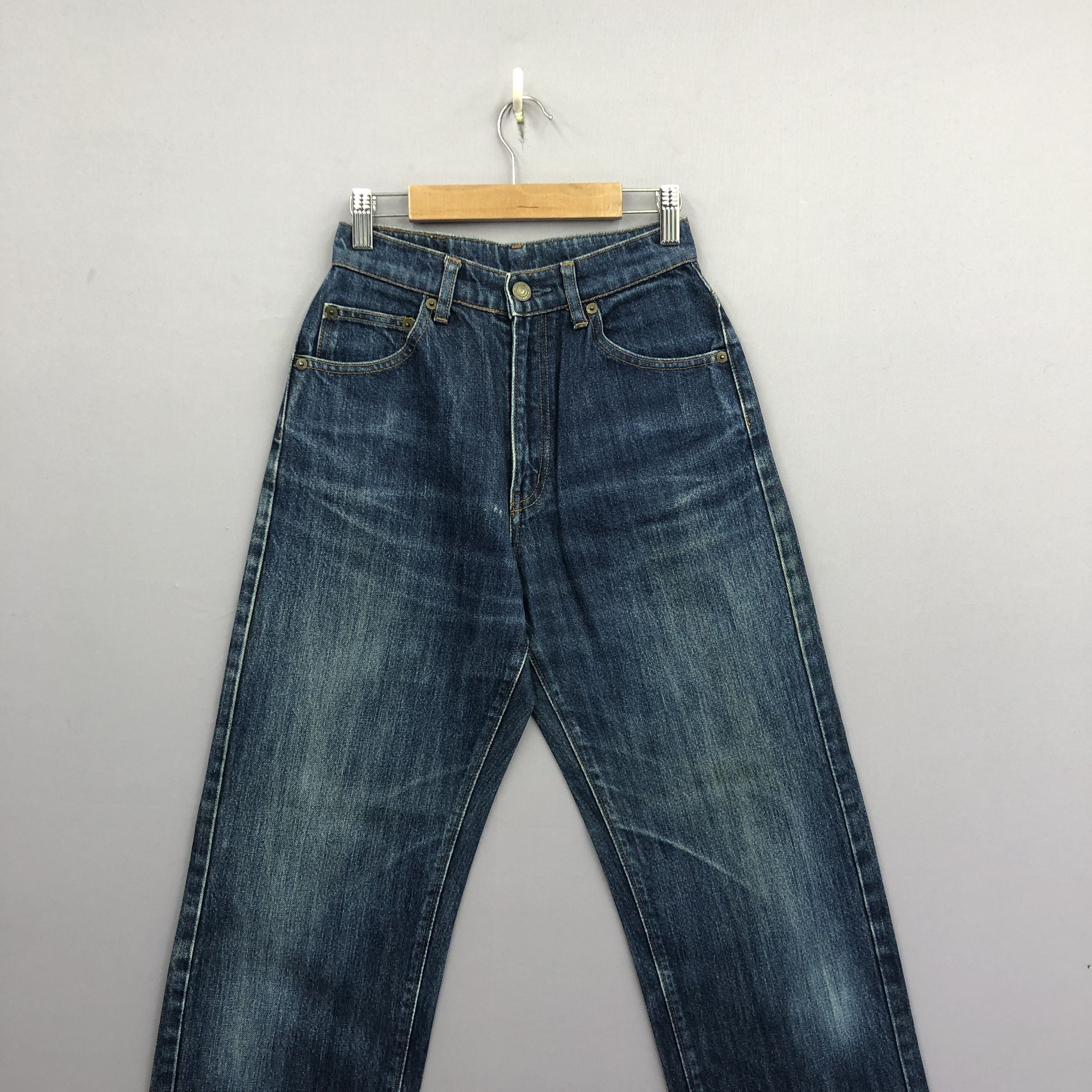 Japanese Brand Vintage Brappers Baggy Faded Japanese Jeans Light Wash Denim Size 24" / US 00 / IT 34 - 3 Thumbnail