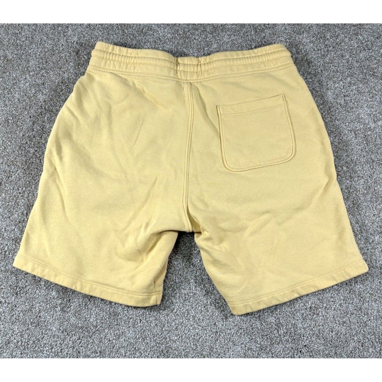 Old Navy Old Navy Shorts Mens S Mustard Yellow Fleece Sweat Drawstring Pockets Gym Size US 29 - 3 Thumbnail