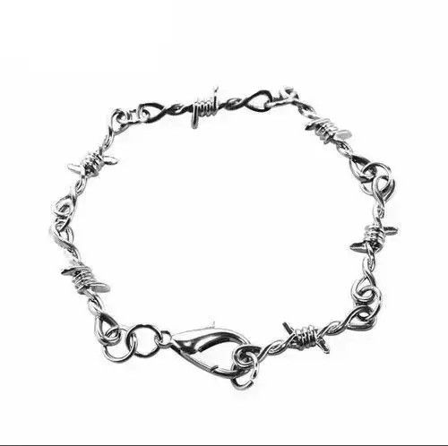 Jewelry Barbed Wire Bracelet Size ONE SIZE - 4 Thumbnail