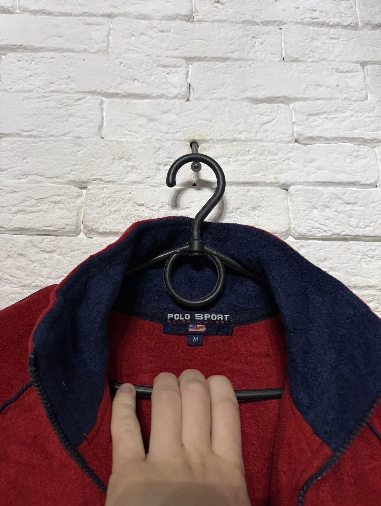 Polo Ralph Lauren Vintage Fleece Polo Sport Ralph Lauren USA 1/3 Zip Size US M / EU 48-50 / 2 - 5 Thumbnail