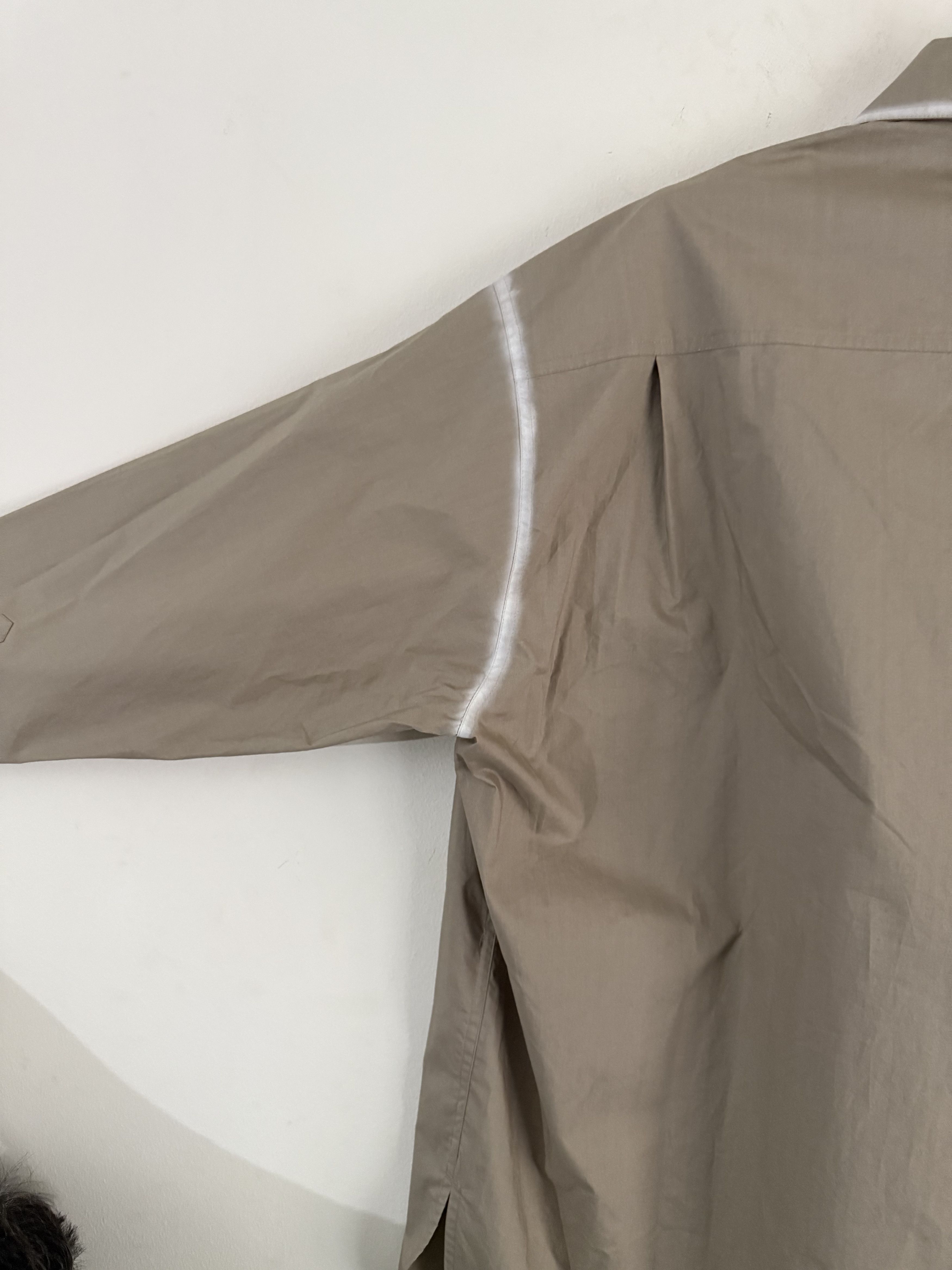 Maison Margiela BNWT Margiela contrasting-trim poplin shirt Size US M / EU 48-50 / 2 - 6 Thumbnail