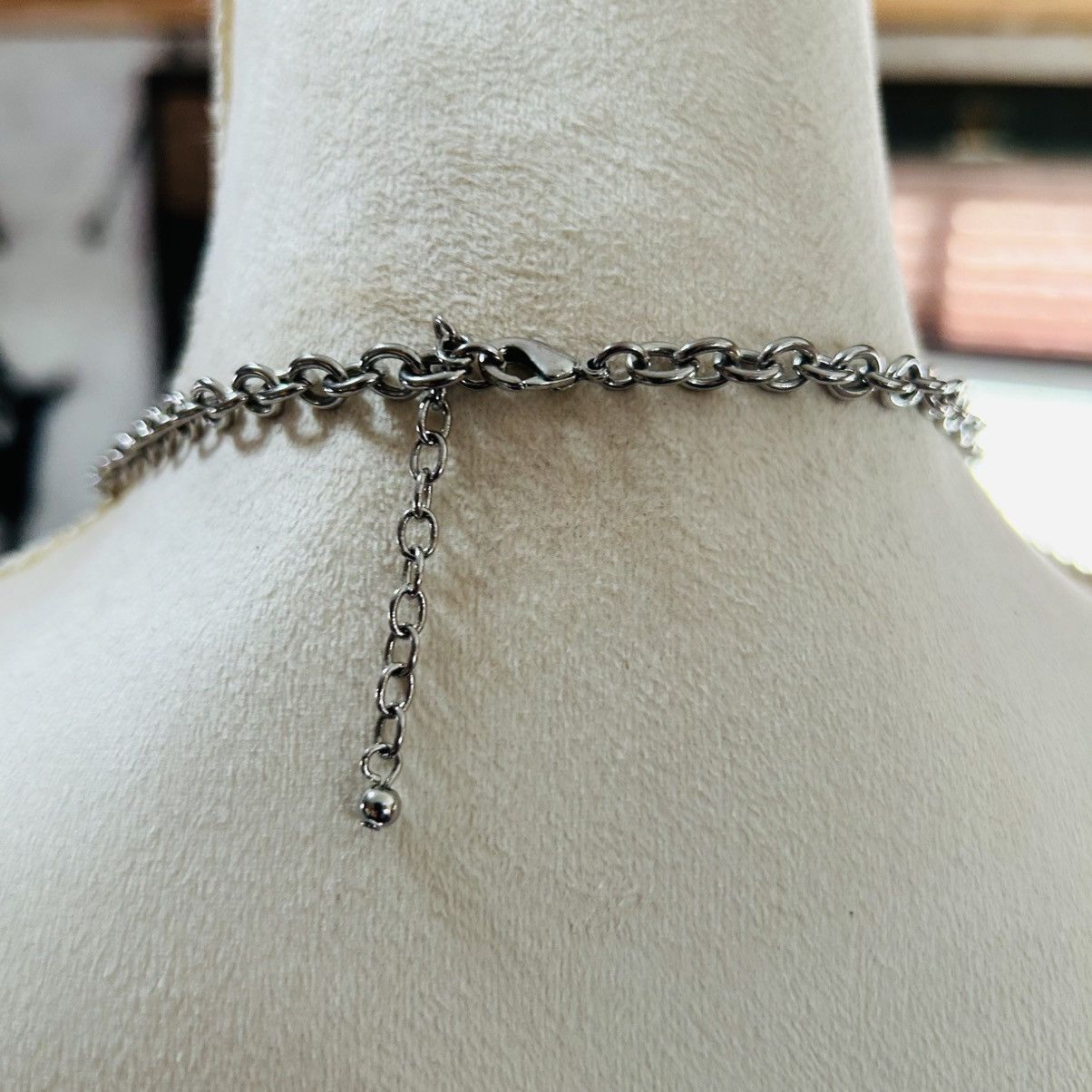 Other Triple strand faceted glass crystal rhondelle disco necklace Size ONE SIZE - 5 Thumbnail
