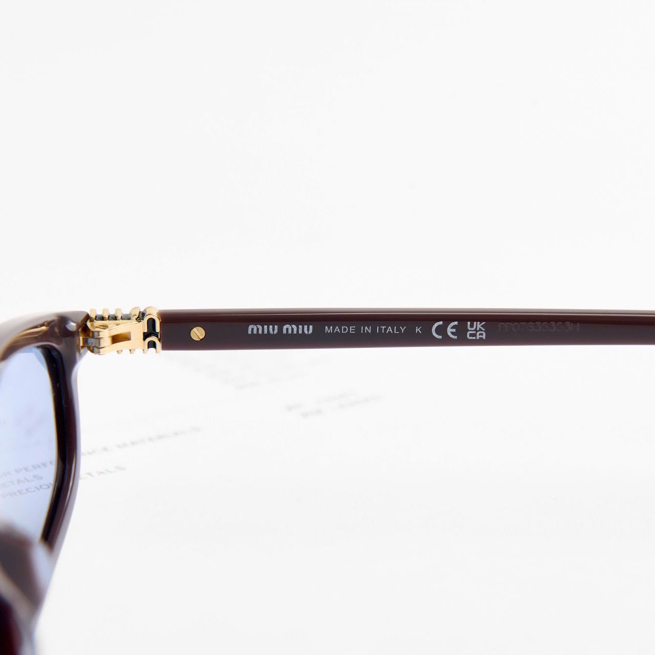 Miu Miu MIU MIU 0MU A06S 22C60O SUNGLASSES Size ONE SIZE - 4 Thumbnail