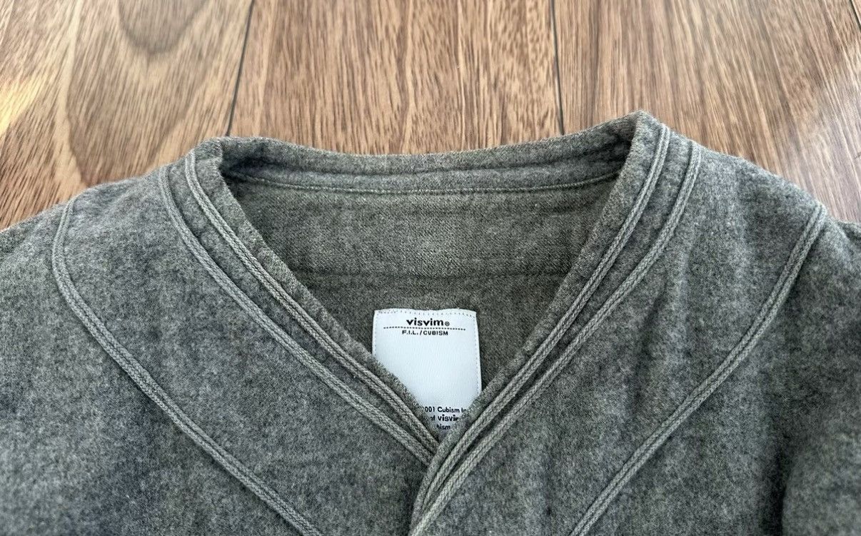 Visvim VISVIM DUGOUT SHIRT L/S (WOOL/LINEN) 17SS Long-sleeve Shirt Size US S / EU 44-46 / 1 - 3 Thumbnail