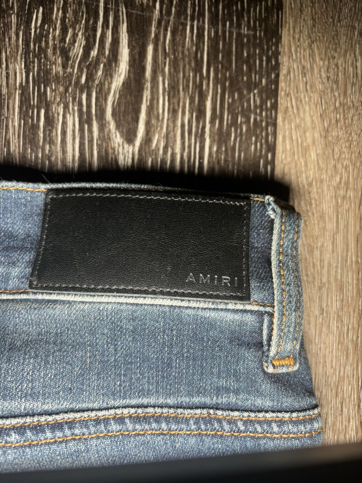 Amiri Mike Amiri Blue With Black Size US 31 - 6 Thumbnail