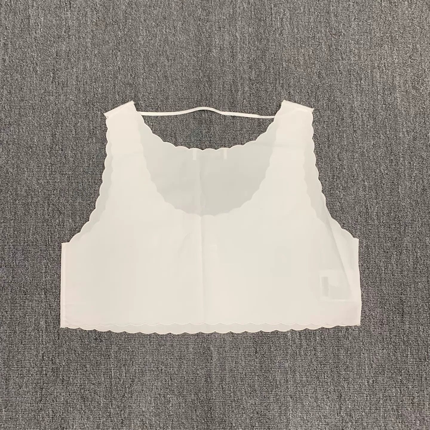 Miu Miu MIU MIU Women's White Embroidered Logo Cami Top EU 40 Size S / US 4 / IT 40 - 2 Thumbnail