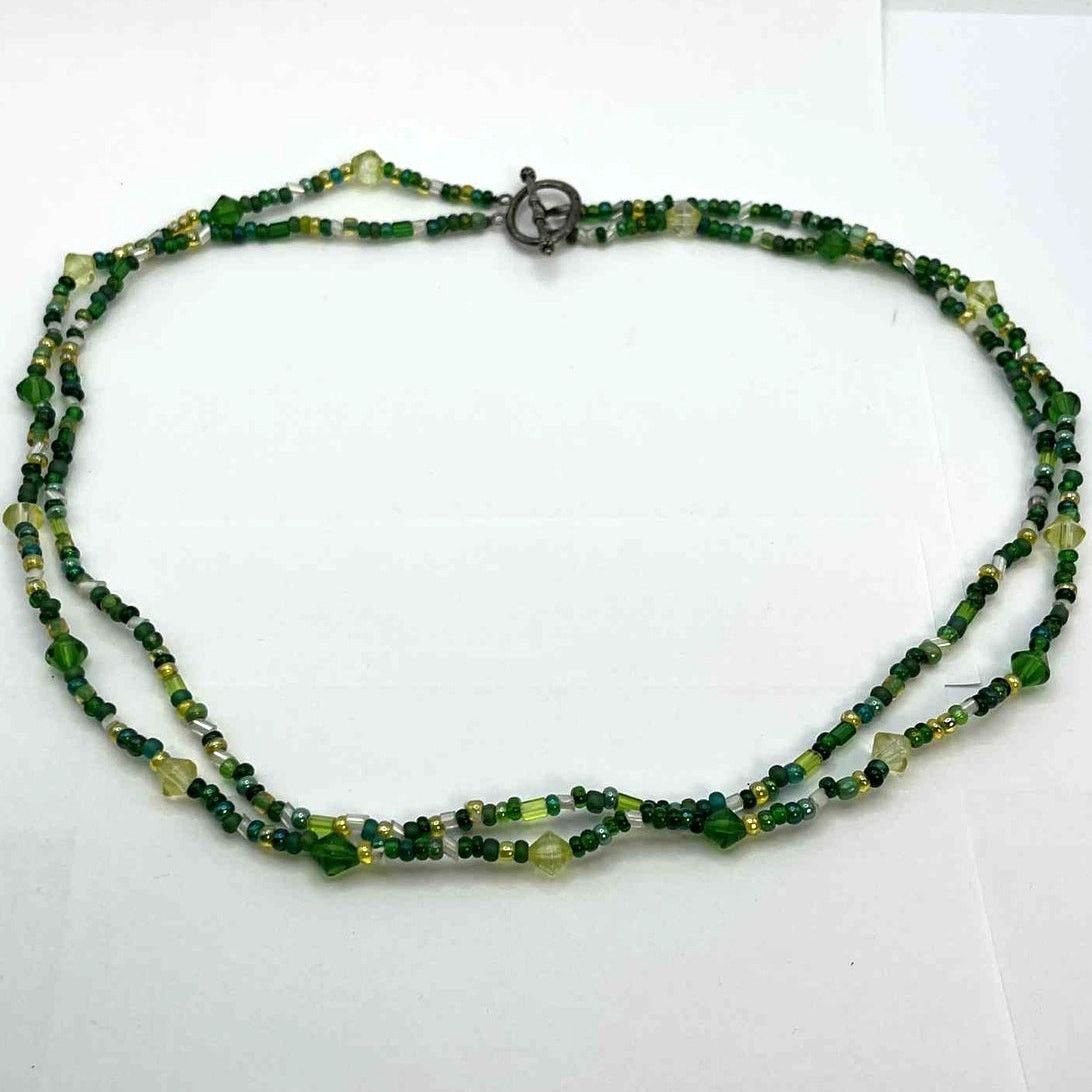 Other Green Beaded Necklace Size ONE SIZE - 5 Thumbnail