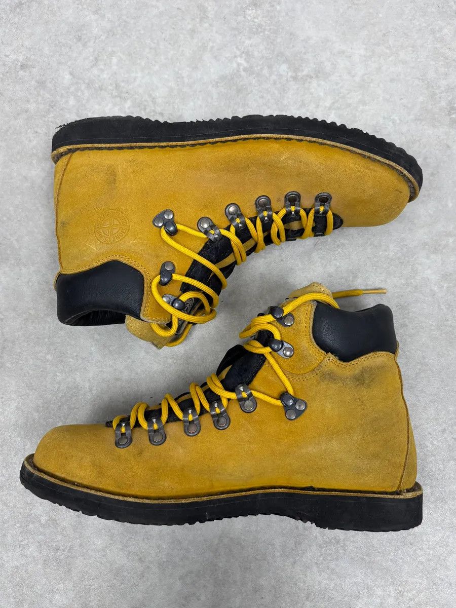Stone Island Stone Island Yellow Suede Leather Boots Size US 9 / EU 42 - 4 Thumbnail
