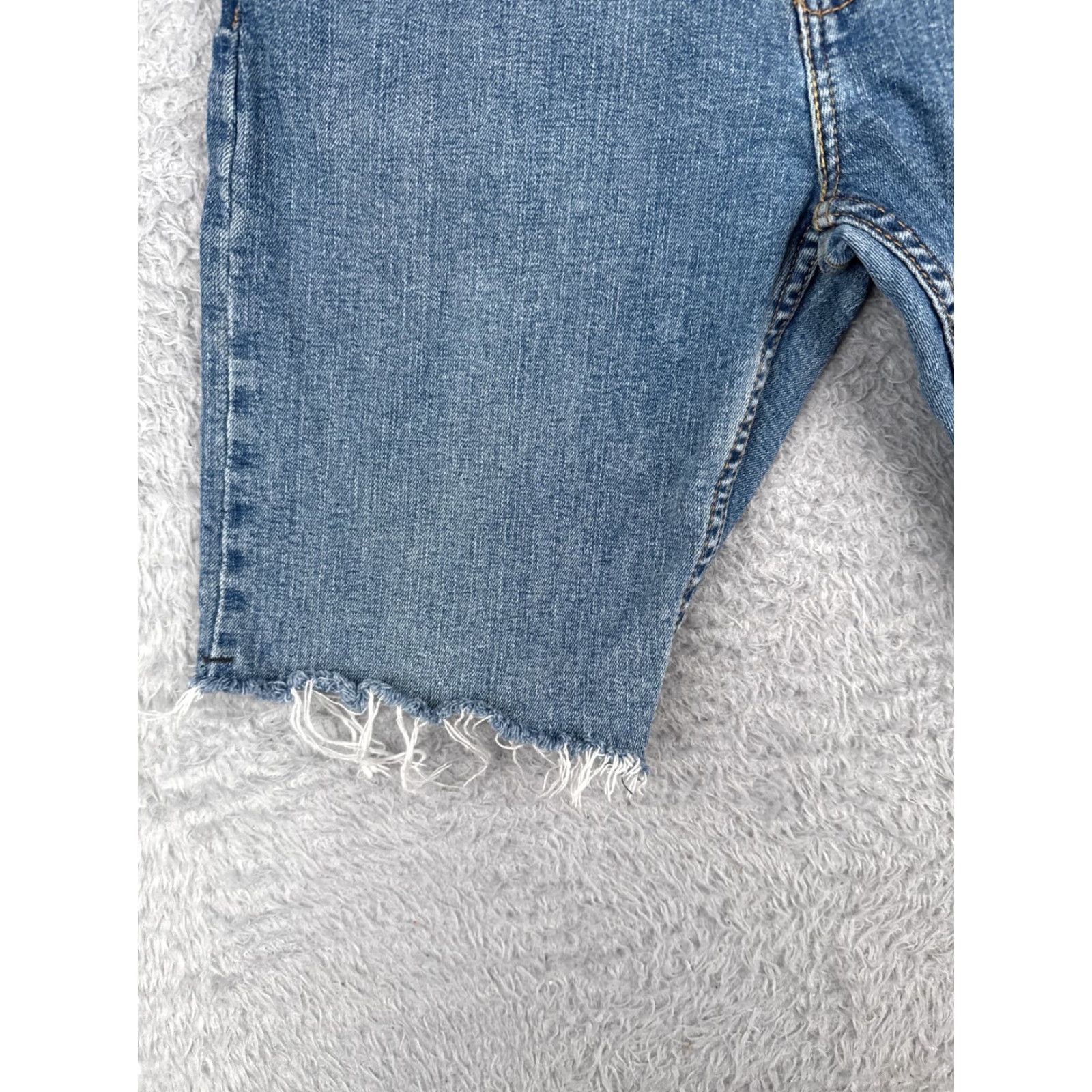 Levi's Levis Shorts Women 30 Blue Cut Off 511 Medium Wash Cotton Blend Zip Fly 27x9 Size 30" / US 8 / IT 44 - 3 Thumbnail