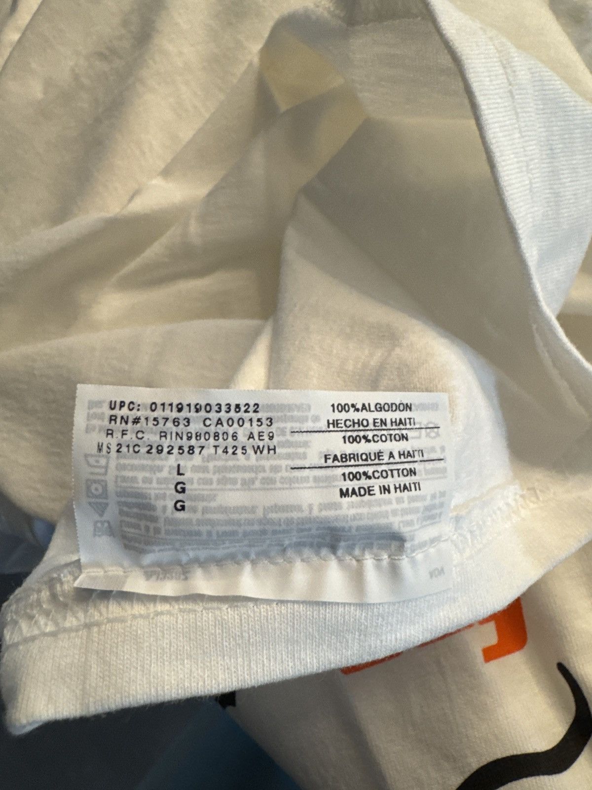 Virgil Abloh FOS Size US L / EU 52-54 / 3 - 4 Thumbnail