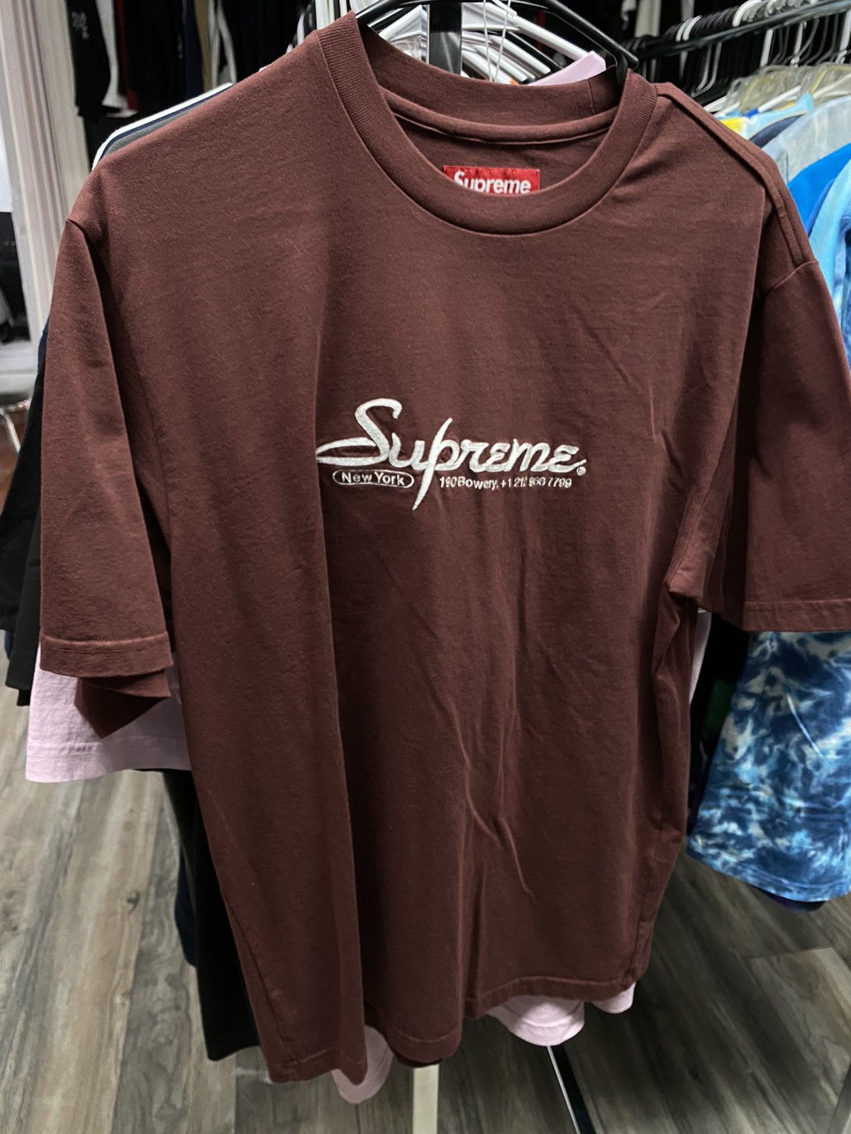 Supreme SUPREME NEW YORK LOGO TEE Size US S / EU 44-46 / 1 - 1 Thumbnail
