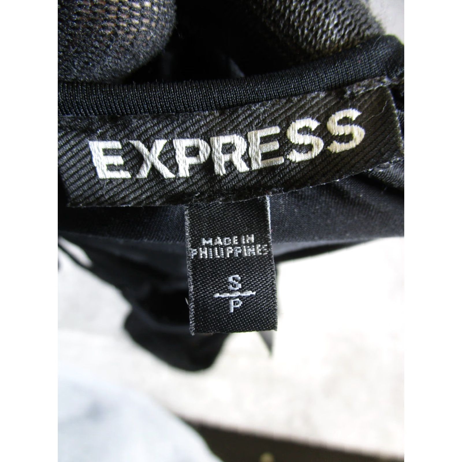 Express Express Womens Small Black Shirt Bedazzled Top * New Size S / US 4 / IT 40 - 3 Thumbnail