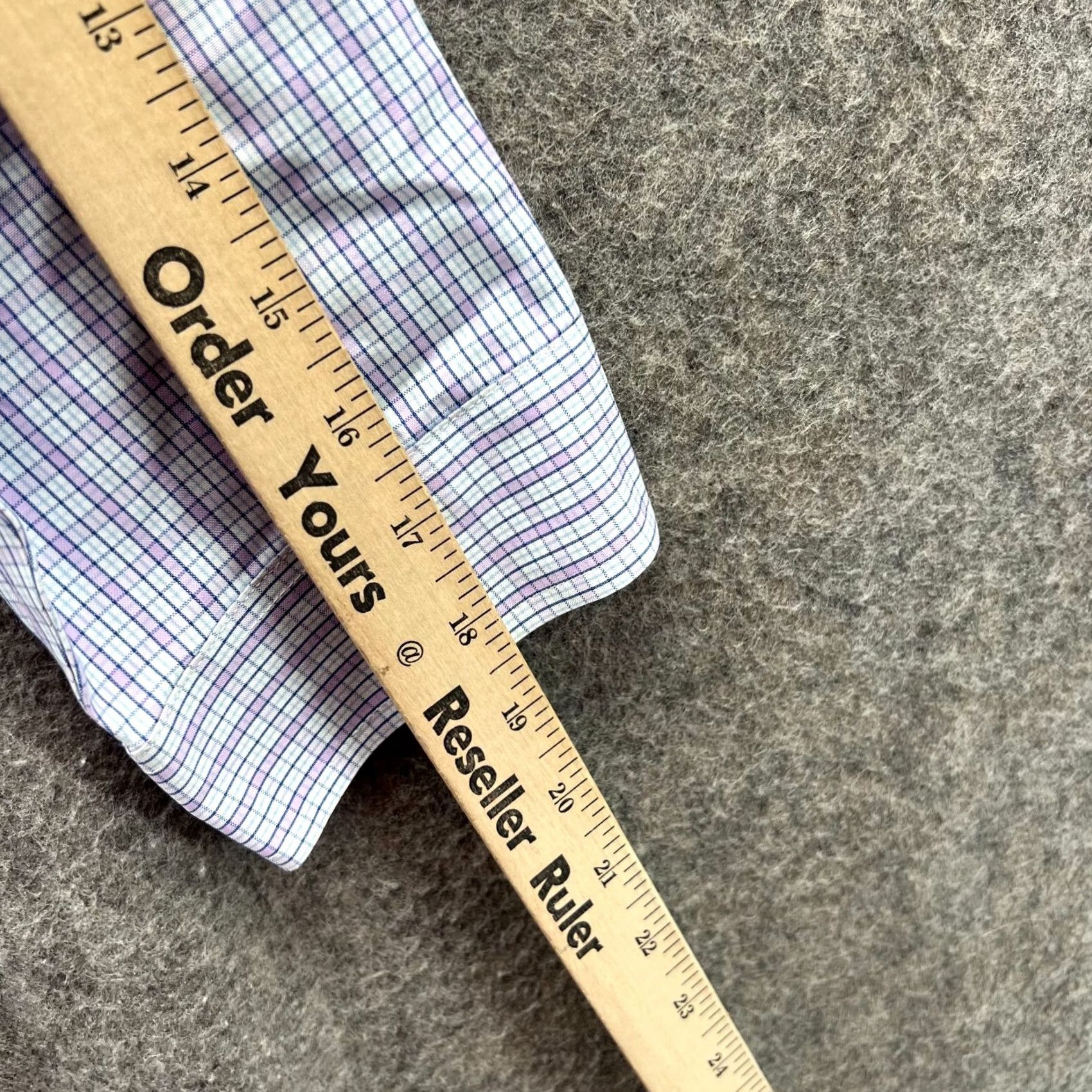 Vintage LL Bean Purple Casual Womens Medium Button Down Wrinkle Resistant Shirt Size M / US 6-8 / IT 42-44 - 7 Thumbnail