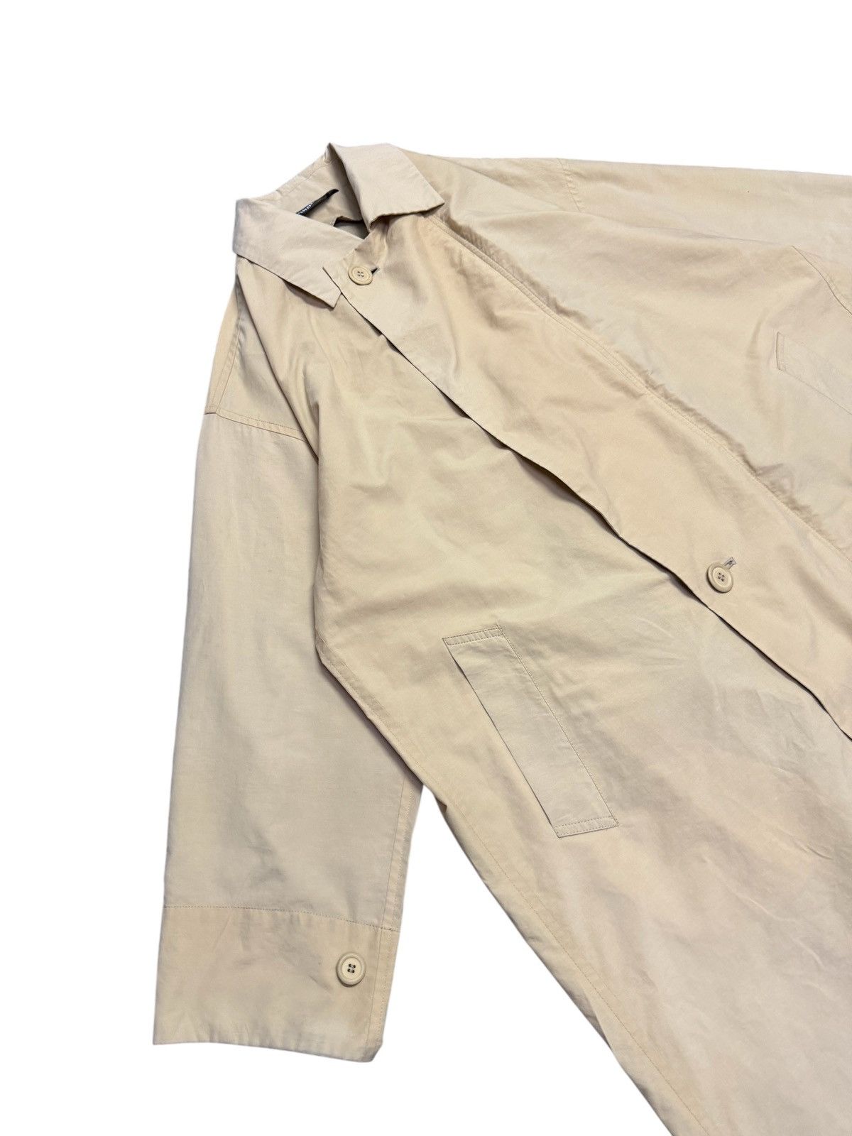 Issey Miyake Vintage Windcoat Zip up Trench Coat By Issey Miyake Size US L / EU 52-54 / 3 - 4 Thumbnail