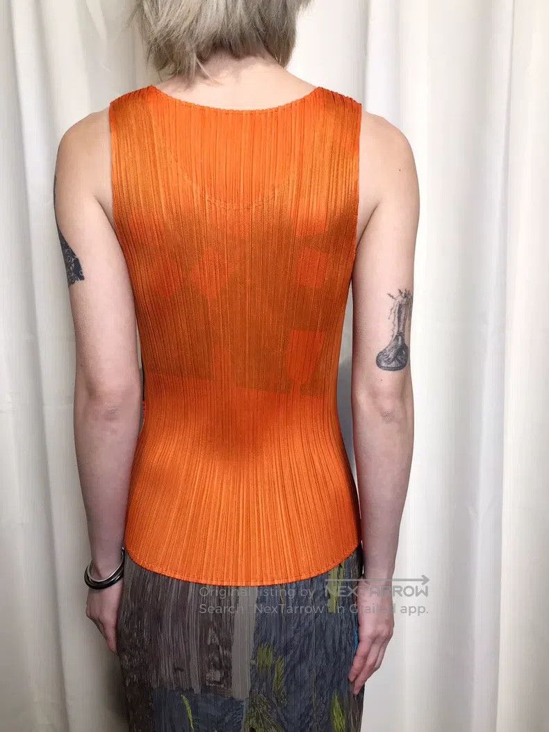 Issey Miyake Issey Miyake Afternoon Tea Ruched Tank Top Size L / US 10 / IT 46 - 4 Thumbnail