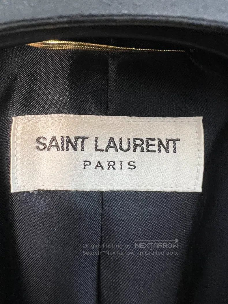 Saint Laurent Paris Saint Laurent Paris Gold Button Suit Jacket i Size US L / EU 52-54 / 3 - 3 Thumbnail