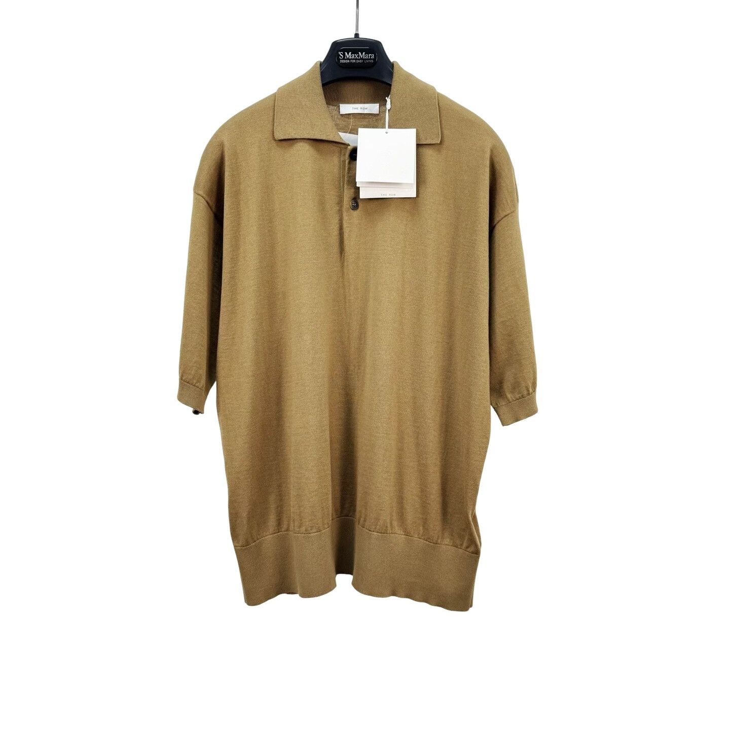 The Row The Row Tiago Cotton Cashmere Knit Polo Size M Size US M / EU 48-50 / 2 - 1 Thumbnail
