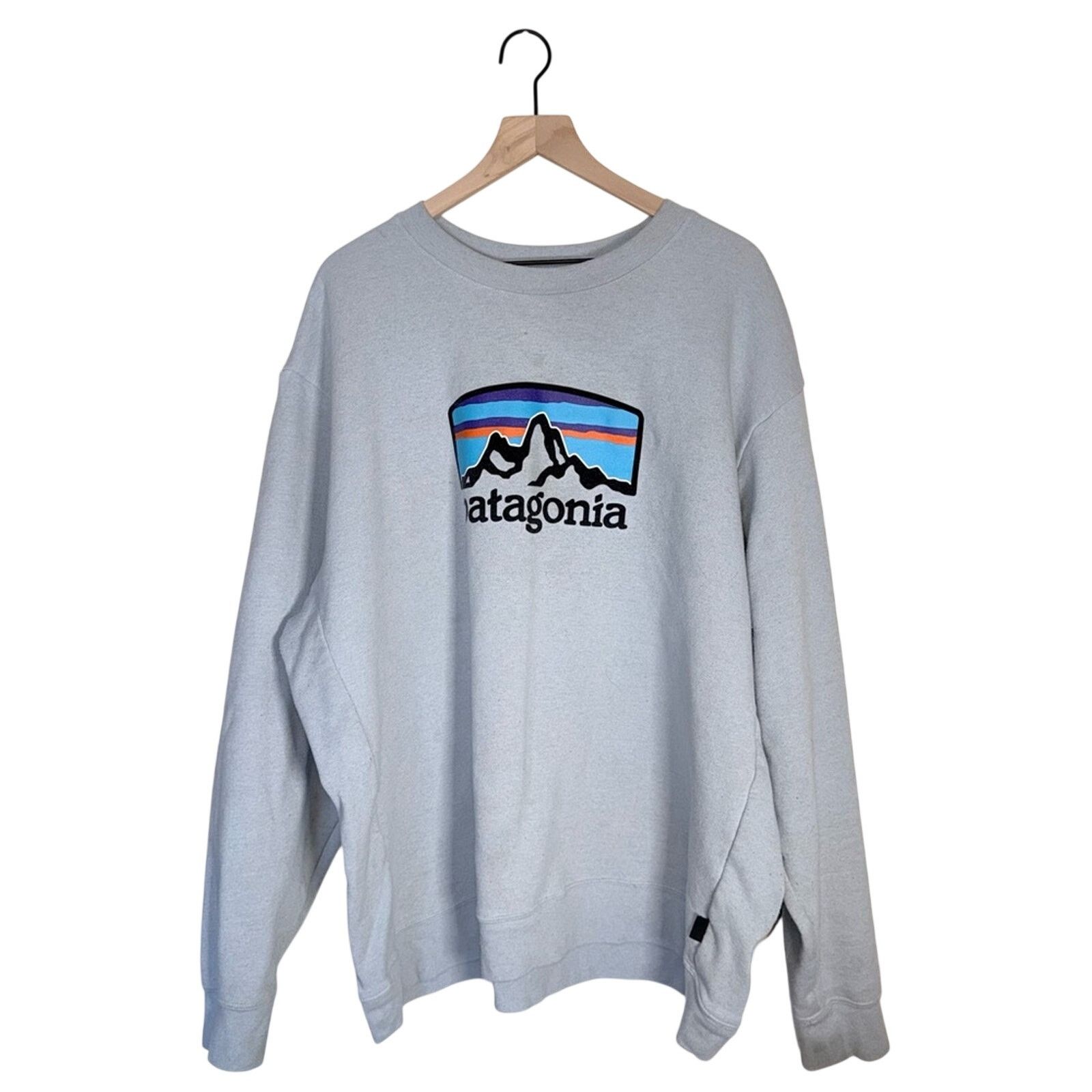 PATAGONIA oversized gorpcore pastel crewneck sweatshirt 3XL