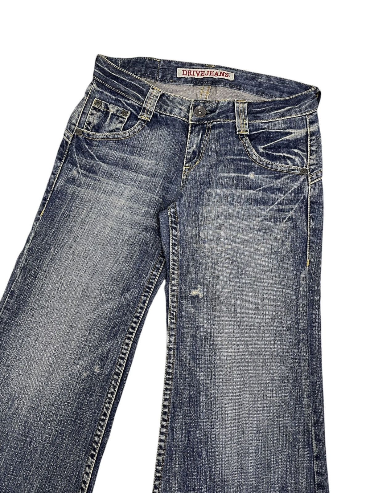 If Six Was Nine × Japanese Brand × Le Grande Bleu (L.G.B.) Drive Jeans Japan Flare Jeans Size US 30 / EU 46 - 5 Thumbnail
