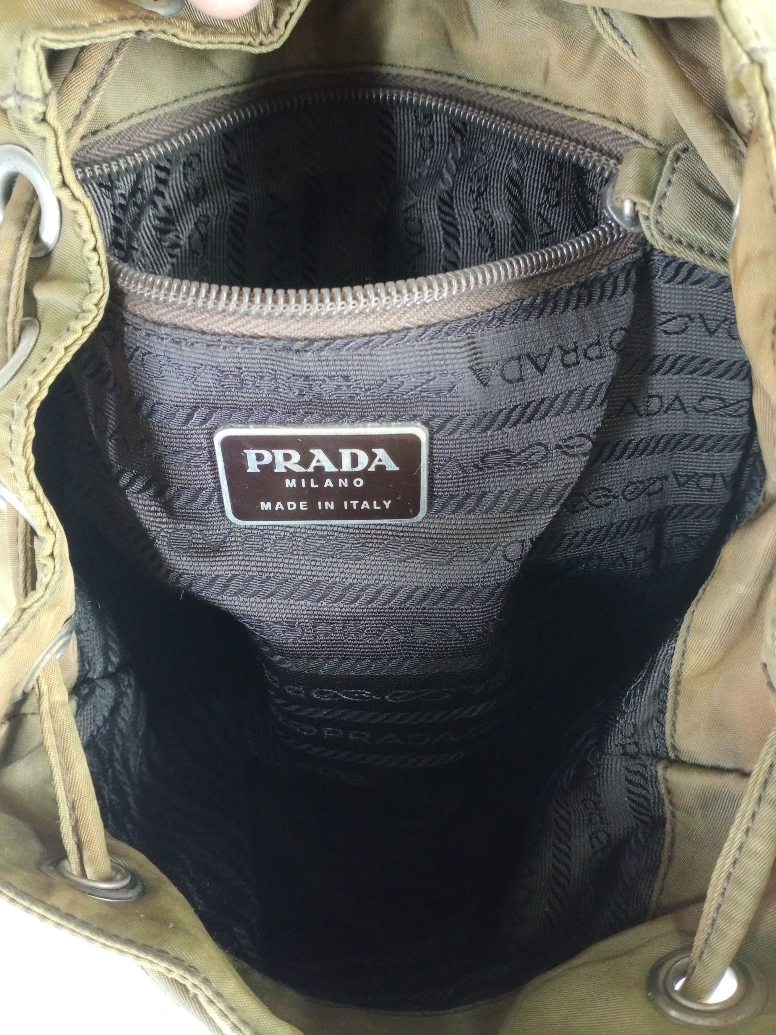 Prada Rare Vintage Prada Tessuto Nylon Mini Backpack Size ONE SIZE - 6 Thumbnail