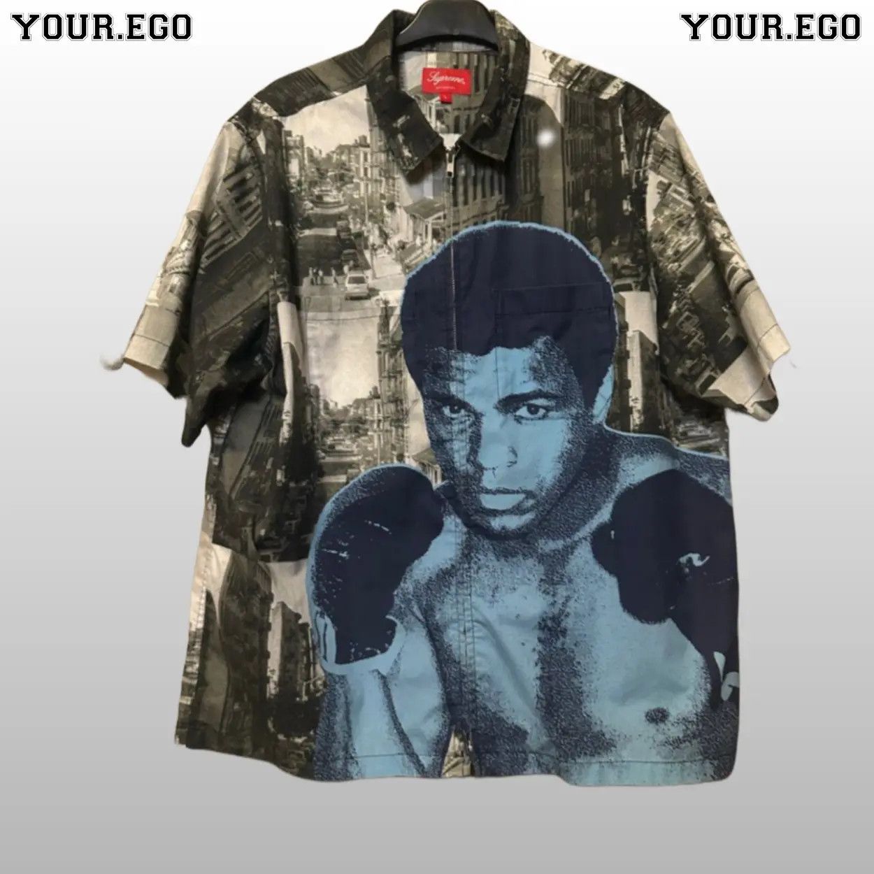 Supreme Supreme Muhammad Ali Zip Up S/S Shirt SS21 | Grailed