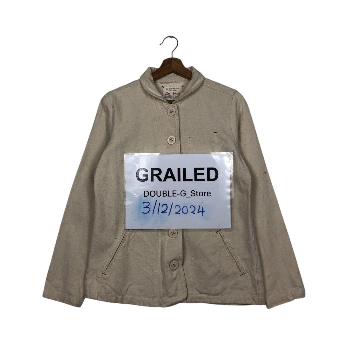 Japanese Brand 📌Vintage Deck Chore Jacket Le Vent Souffle Size US M / EU 48-50 / 2 - 1 Thumbnail