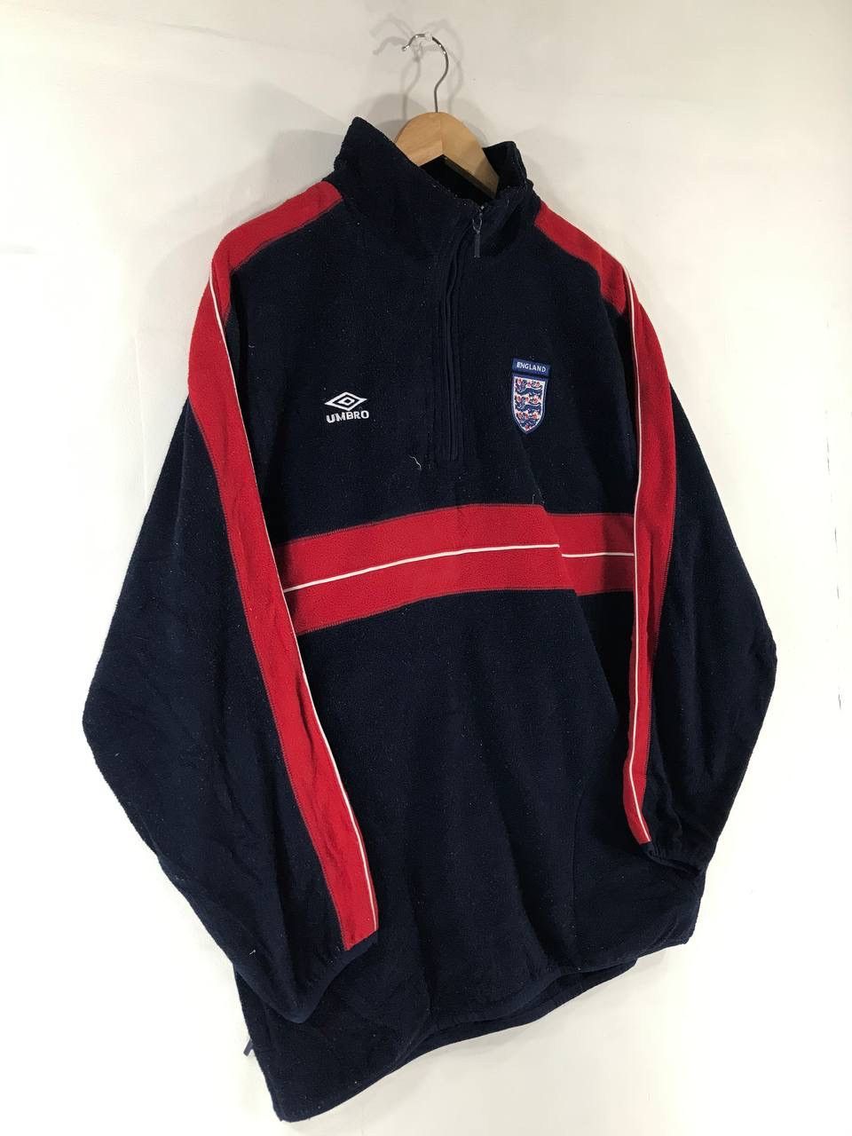 Sports Specialties × Umbro × Vintage Vintage 90's Umbro England Football Fleece Size US XL / EU 56 / 4 - 7 Thumbnail