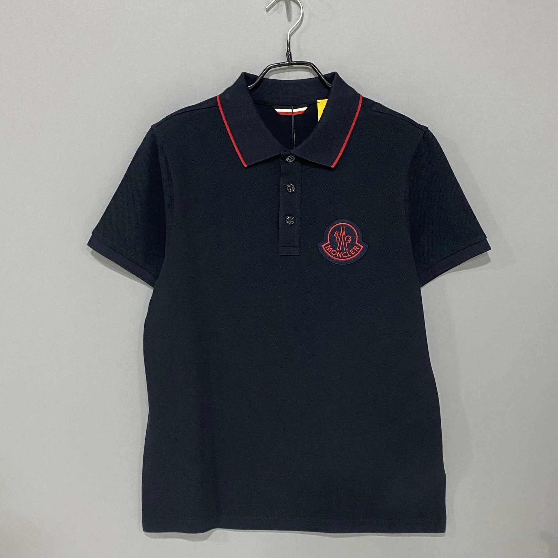 Moncler Moncler Black Polo s Men Size US S / EU 44-46 / 1 - 1 Thumbnail