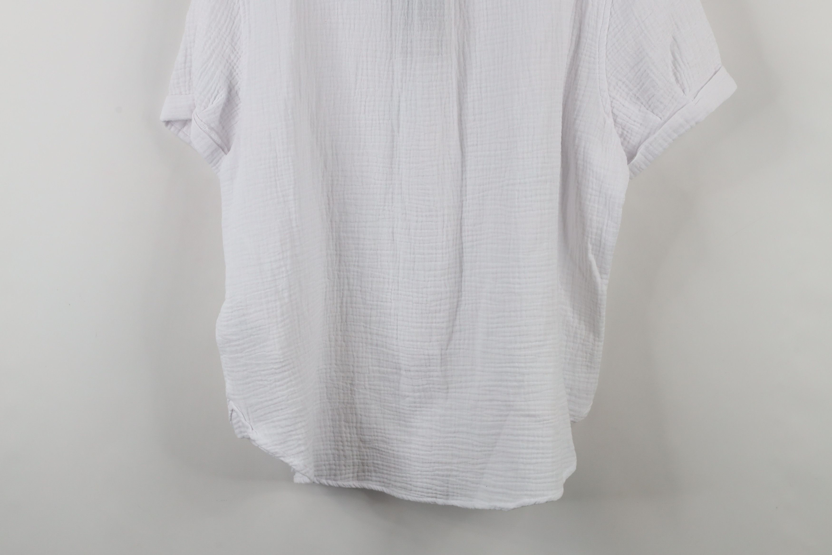 DKNY × Vintage Deadstock Vintage Y2K DKNY Collared Button Shirt White Size L / US 10 / IT 46 - 11 Thumbnail