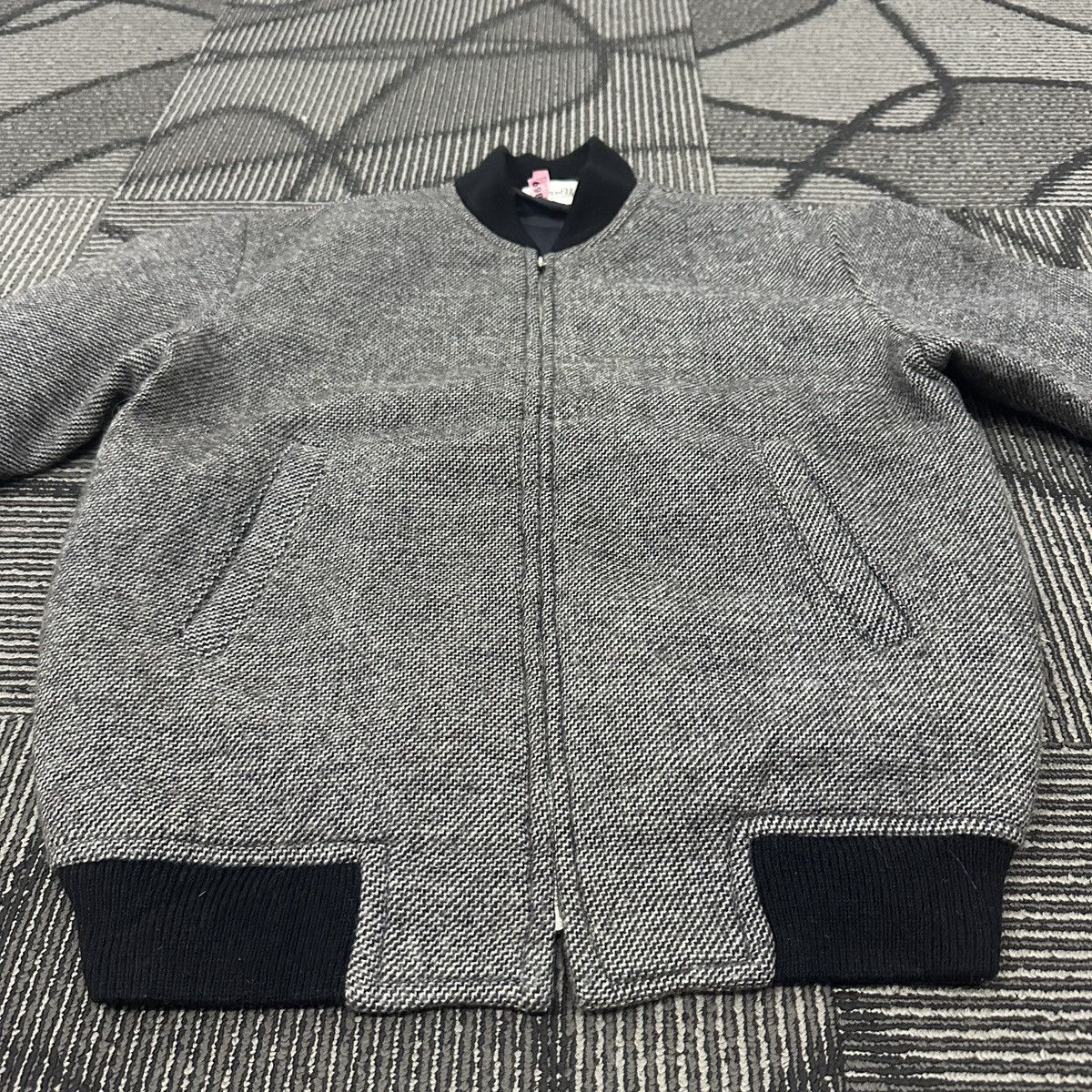Japanese Brand Vintage Baron Von Wool Bomber Jacket Size US M / EU 48-50 / 2 - 4 Thumbnail