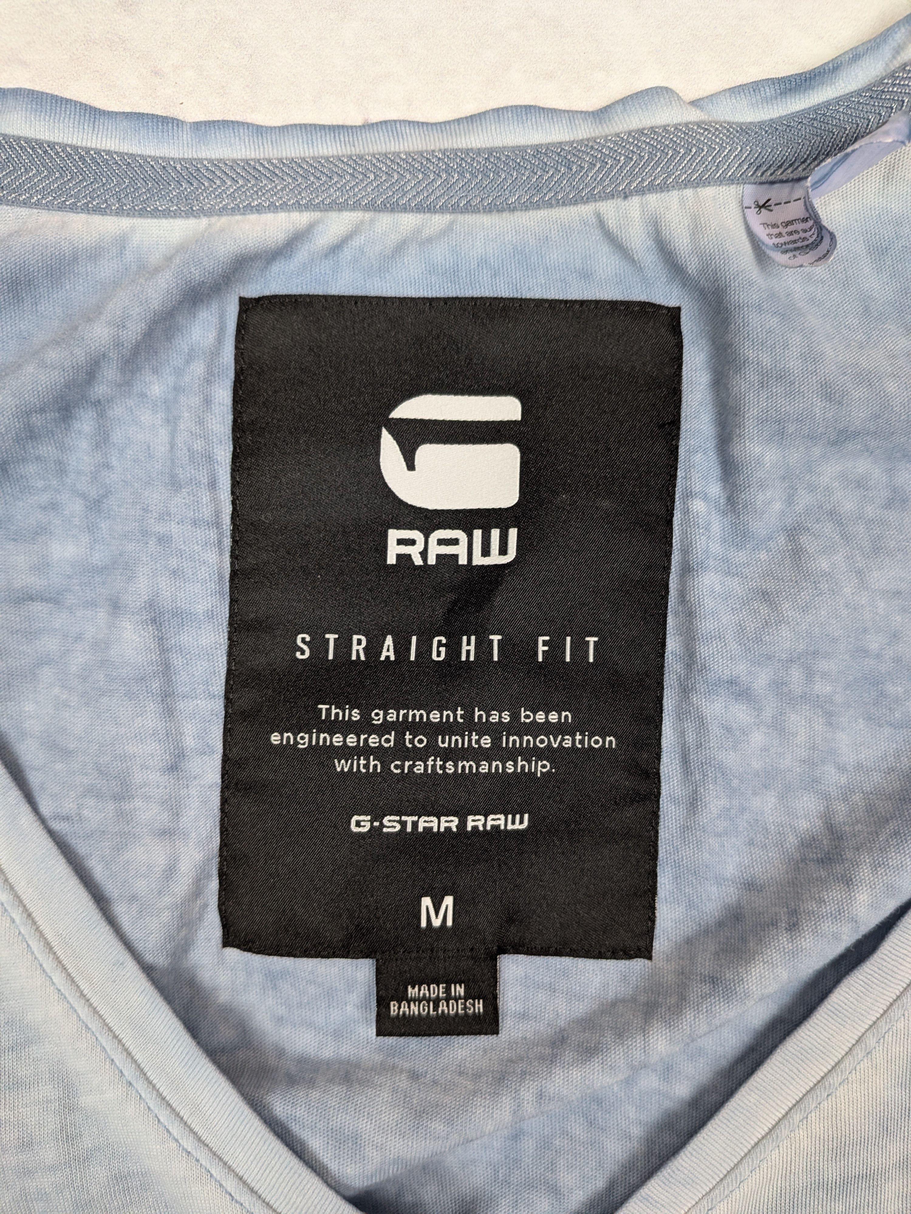 G-Star G-Star Raw T-shirt Organic Cotton Distressed Look Size M Size US M / EU 48-50 / 2 - 10 Thumbnail