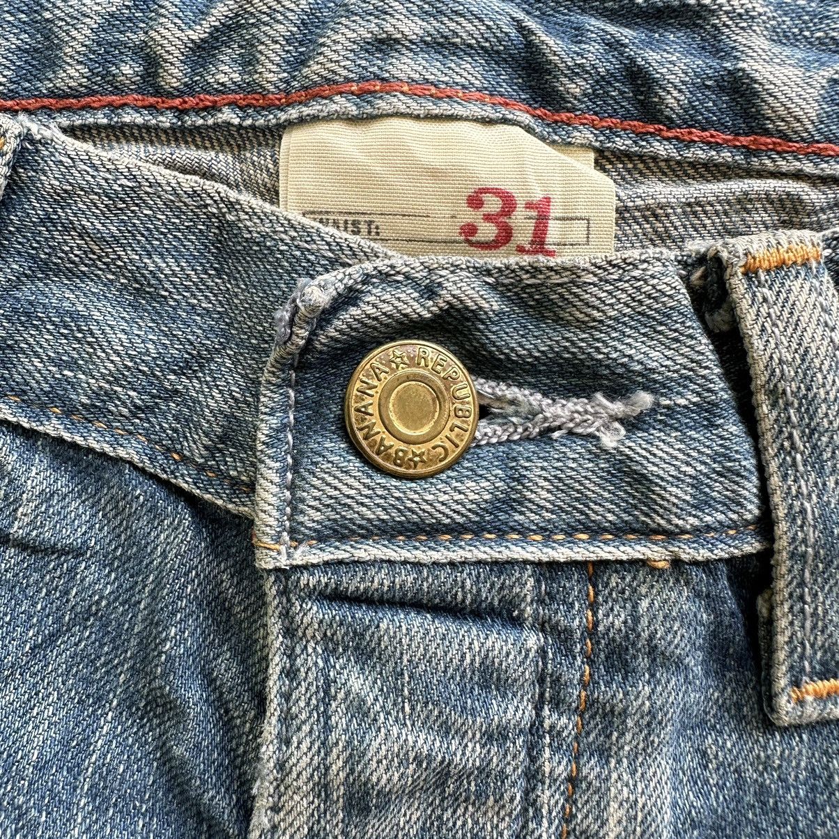 Japanese Brand W32 Vintage Banana Republic Redline Faded Denim Jean Pant Size US 32 / EU 48 - 5 Thumbnail