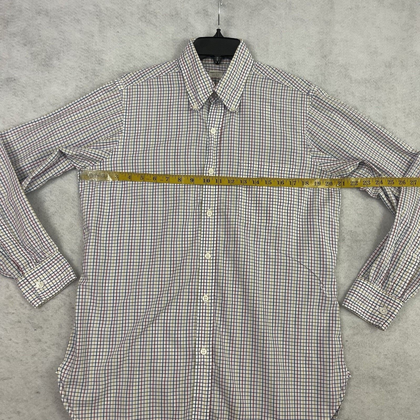 Turnbull & Asser Turnbull & Asser Button Up Shirt Mens L Plaid Vintage Size US L / EU 52-54 / 3 - 4 Thumbnail