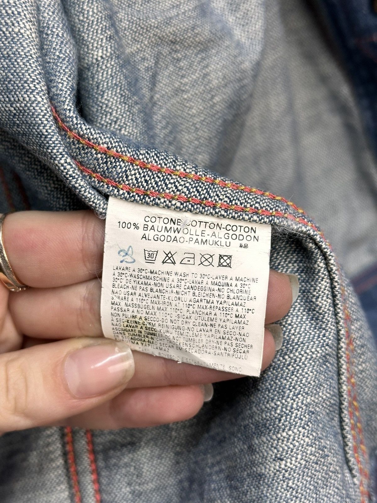 Diesel Denim Jacket Diesel Multipocket Leather Junya Watanabe Y2K Size US L / EU 52-54 / 3 - 15 Thumbnail