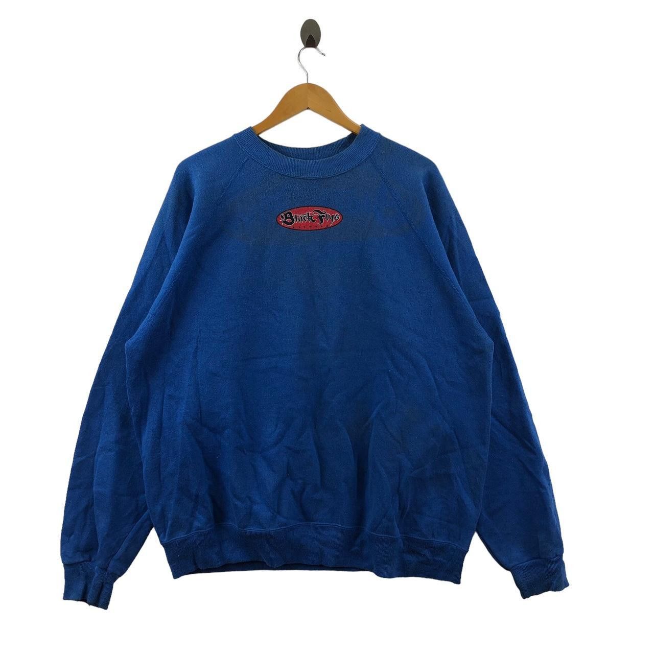 Vintage Vintage 90’ BLACK FLYS EYEWEAR SKATEBOARD Sweatshirt Sweater Size US XXL / EU 58 / 5 - 2 Thumbnail