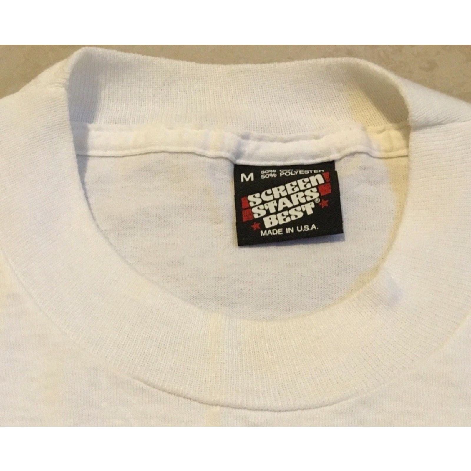 Vintage Vtg 80s Instrument Faded Shirt S Band Trumpet Drum Jazz Music Rock Grunge 90s Size US S / EU 44-46 / 1 - 6 Thumbnail
