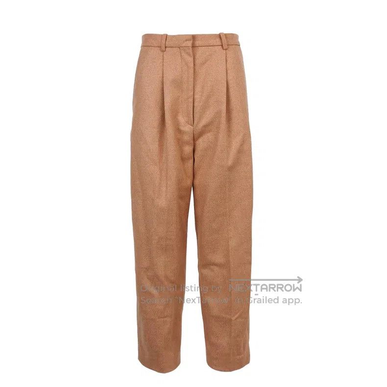 Acne Studios Acne Studios Wool-Cashmere Blend Solid-Color Long Pants Size US 38 / EU 54 - 1 Thumbnail