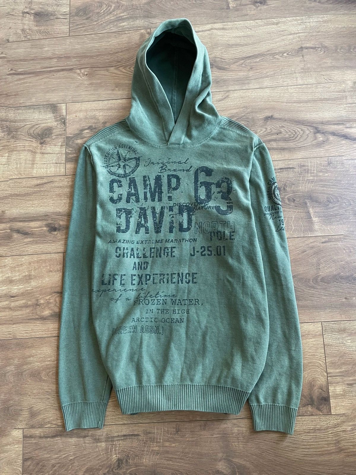 Camp David Archive Hoodie Rap Y2k Vintage Grunge Size US L / EU 52-54 / 3 - 1 Thumbnail