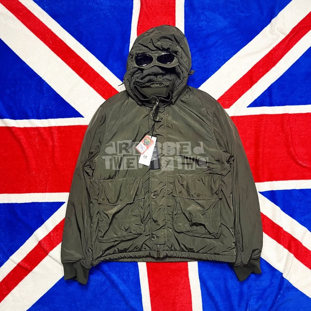 C.P. Company C.P COMPANY CHROME-R GOGGLE JACKET OLIVE KHAKI Size US XL / EU 56 / 4 - 1 Thumbnail