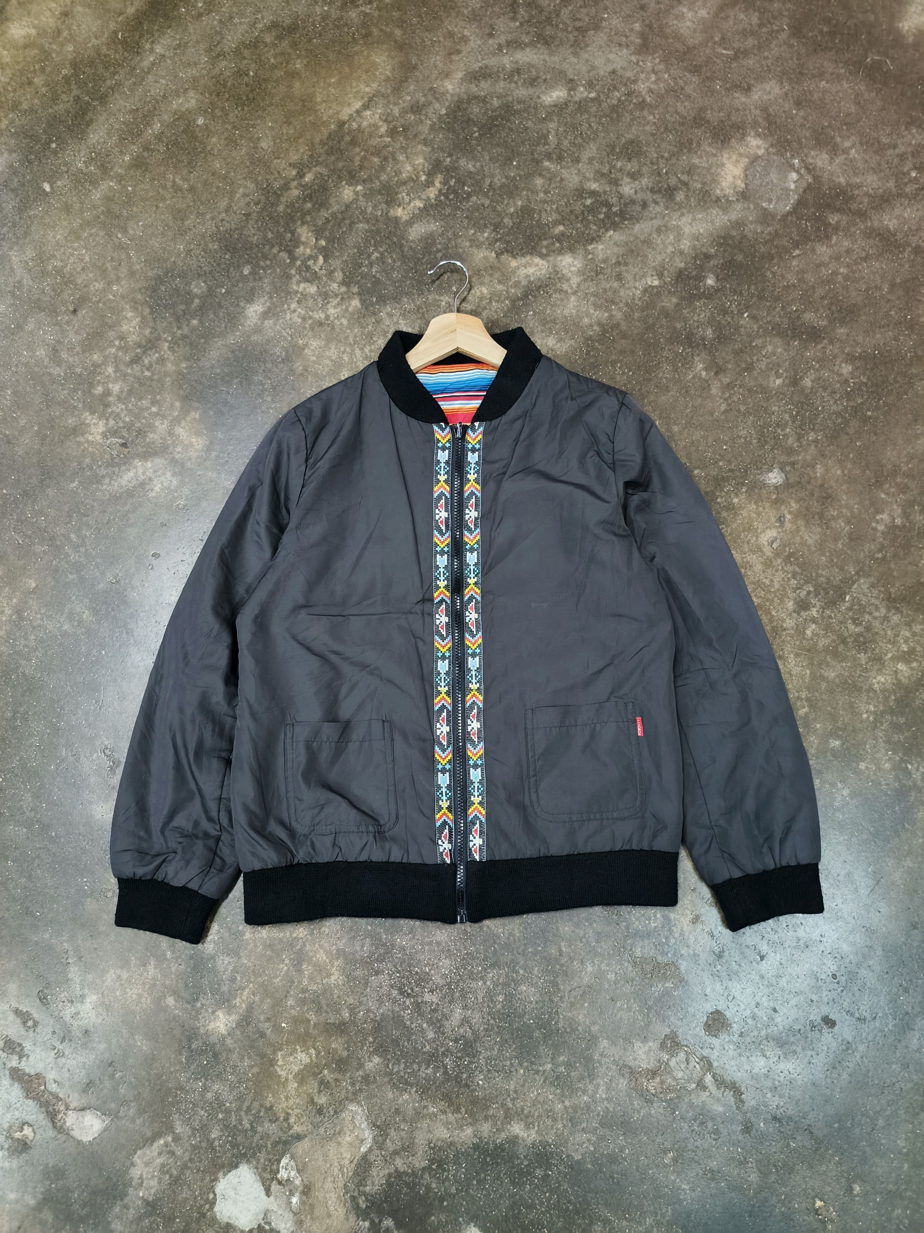 Japanese Brand Titicaca Navite Revesible Bomber Jacket Size M / US 6-8 / IT 42-44 - 1 Thumbnail