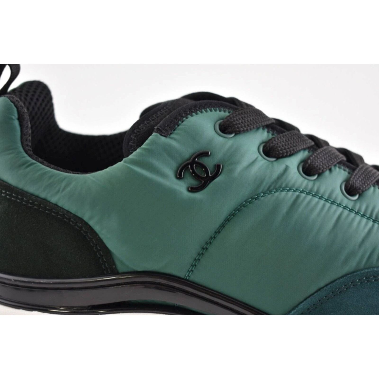 Chanel Chanel 21A Mens Lace Up Low Top Trainer Sneaker 44 11 Size US 11 / EU 44 - 2 Thumbnail