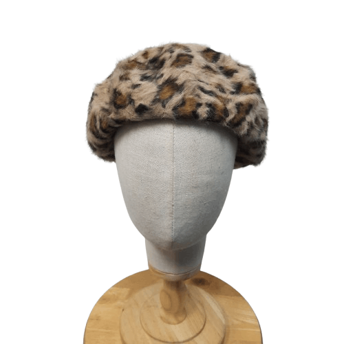Japanese Brand 💥 Japanese brand chubby momona loepard beret hat Size ONE SIZE - 1 Thumbnail