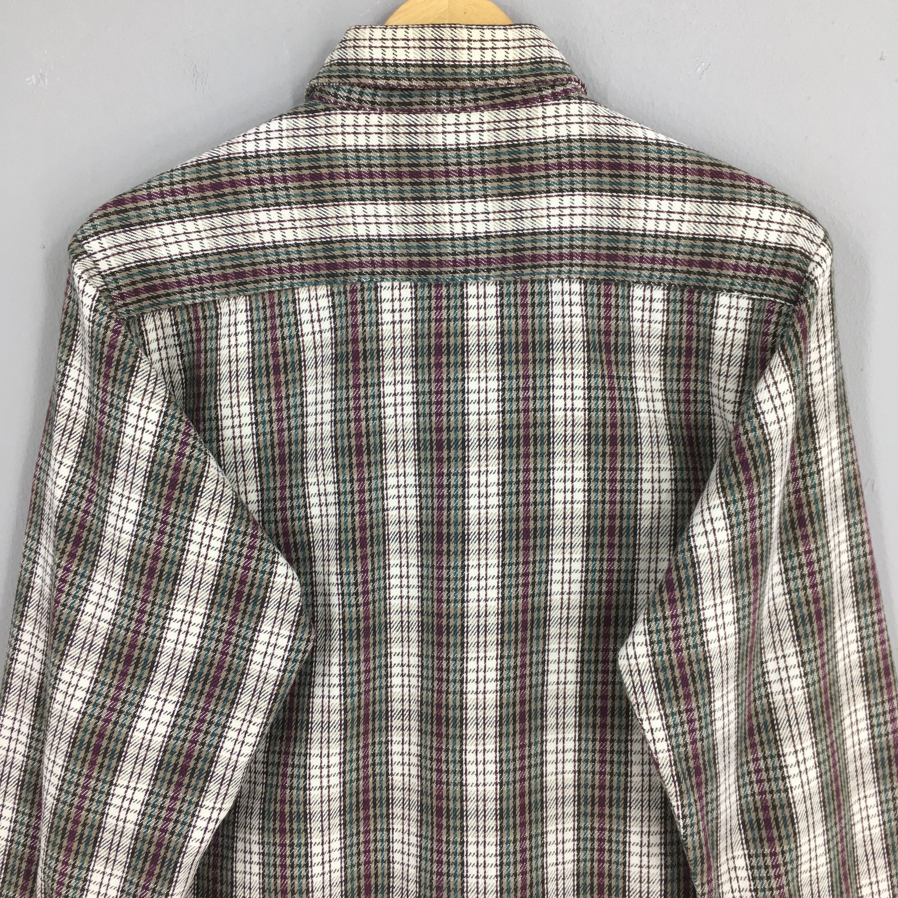FiveBrother Vintage 80's Five Brother Flannel Shirt Medium Size US M / EU 48-50 / 2 - 7 Thumbnail