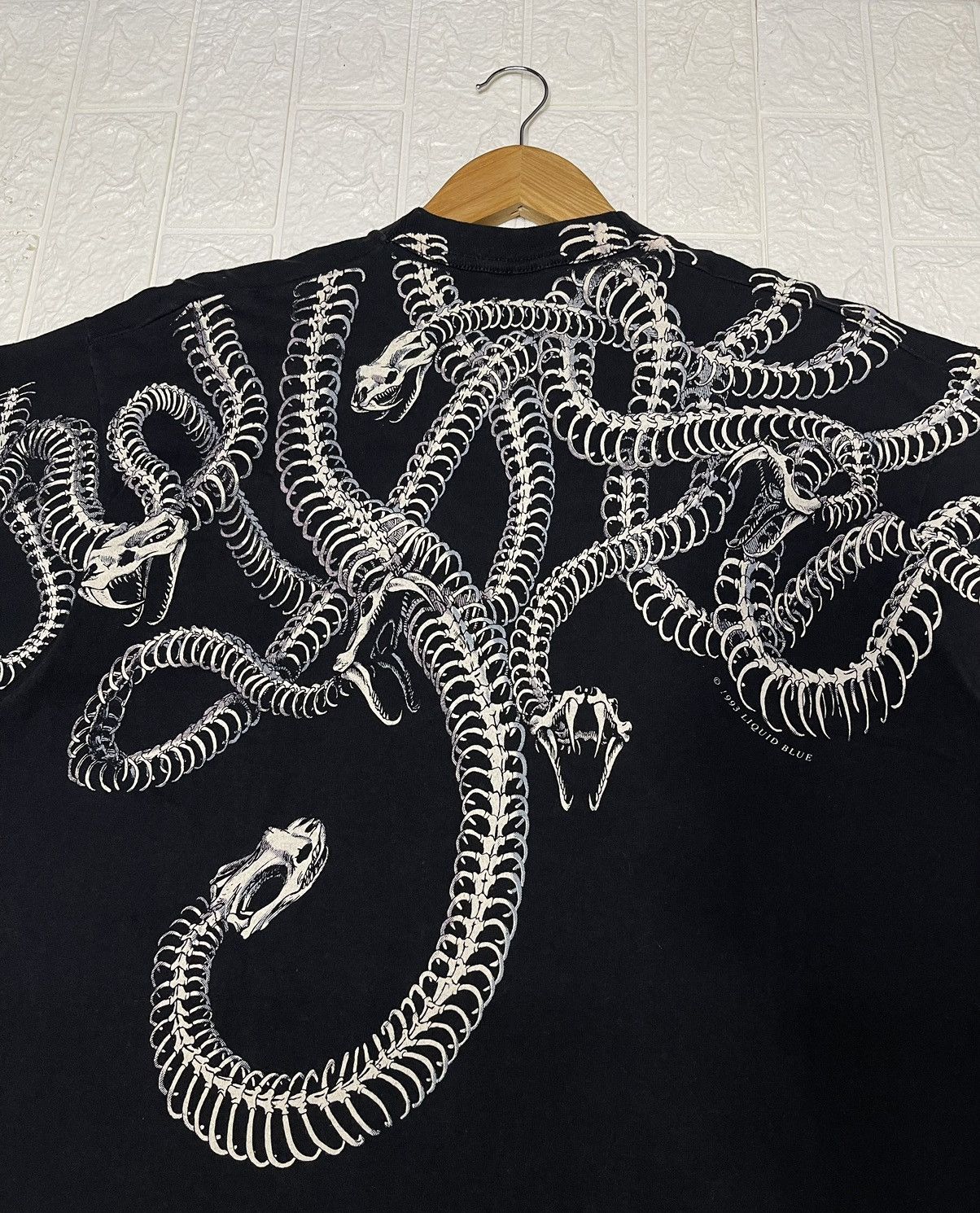 Band Tees × Liquid Blue × Vintage Vintage Liquid blue skull snake Over Print Size US XL / EU 56 / 4 - 7 Thumbnail