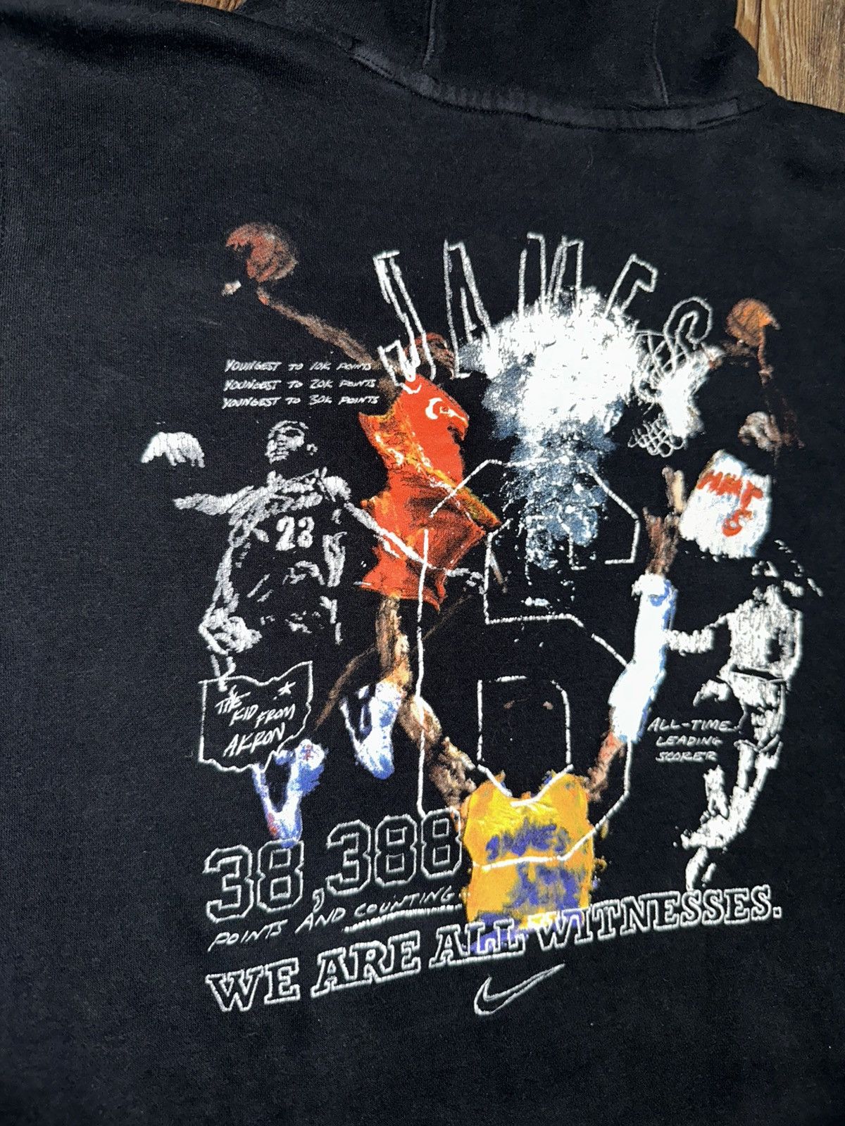Nike Nike x LeBron James NBA All-Time Scoring Record Pullover Size US L / EU 52-54 / 3 - 3 Thumbnail