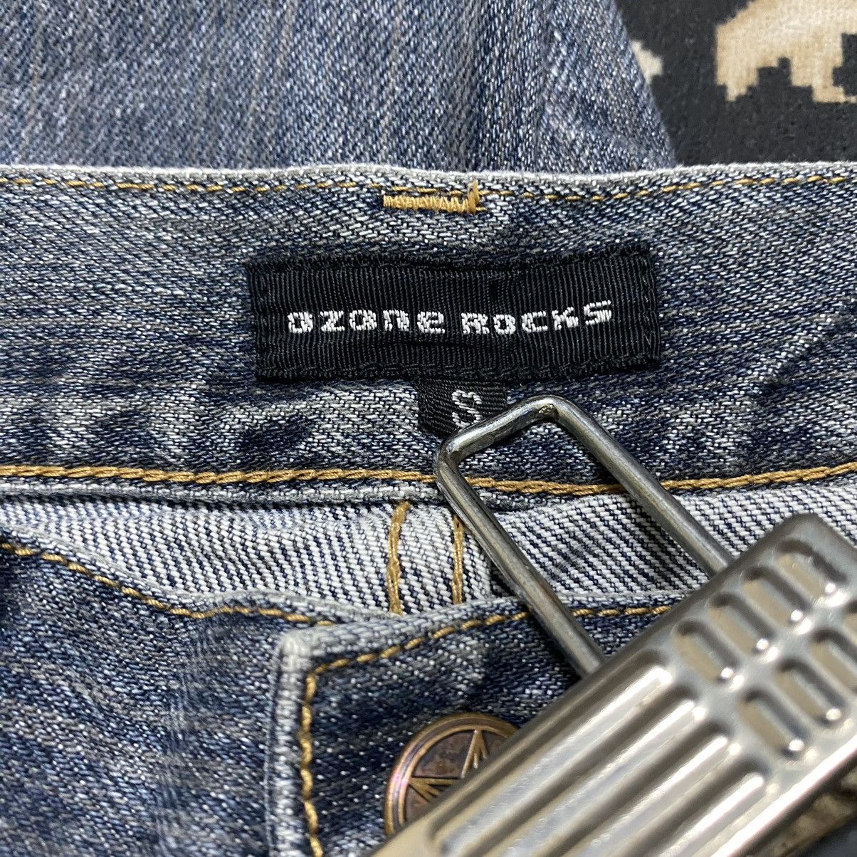 Hysteric Glamour OZONE ROCKS Denim Double Knee Carpenter Pants Size US 31 - 17 Thumbnail